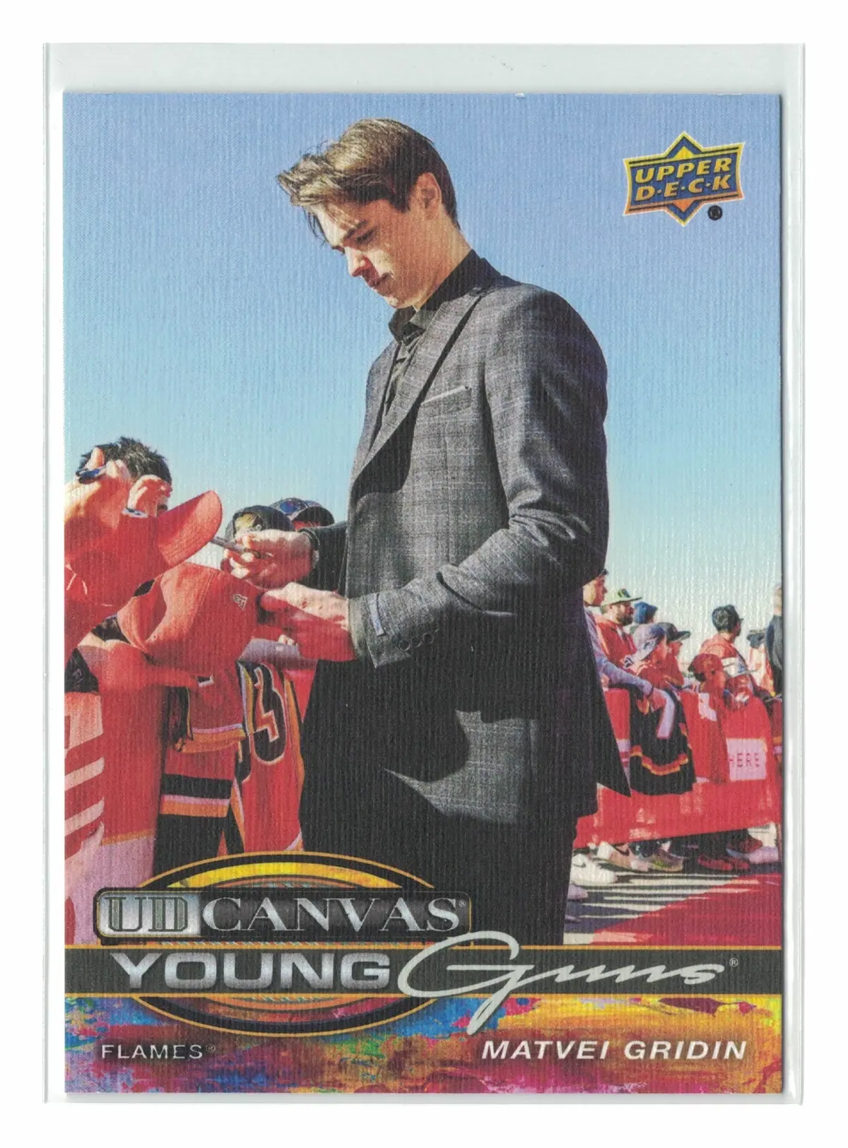 Matvei Gridin UD Canvas Young Guns #C-235 2025-26 Upper Deck Series 2 — front